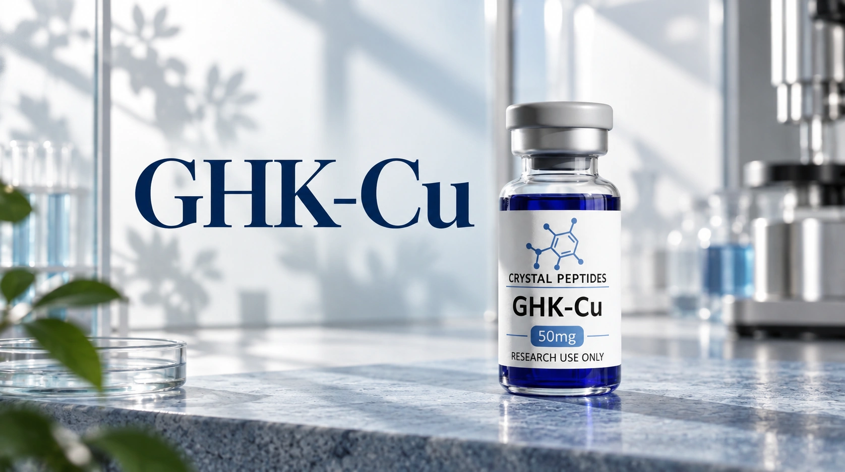 GHK-Cu: měďnatý peptid ve výzkumu zpomalování stárnutí