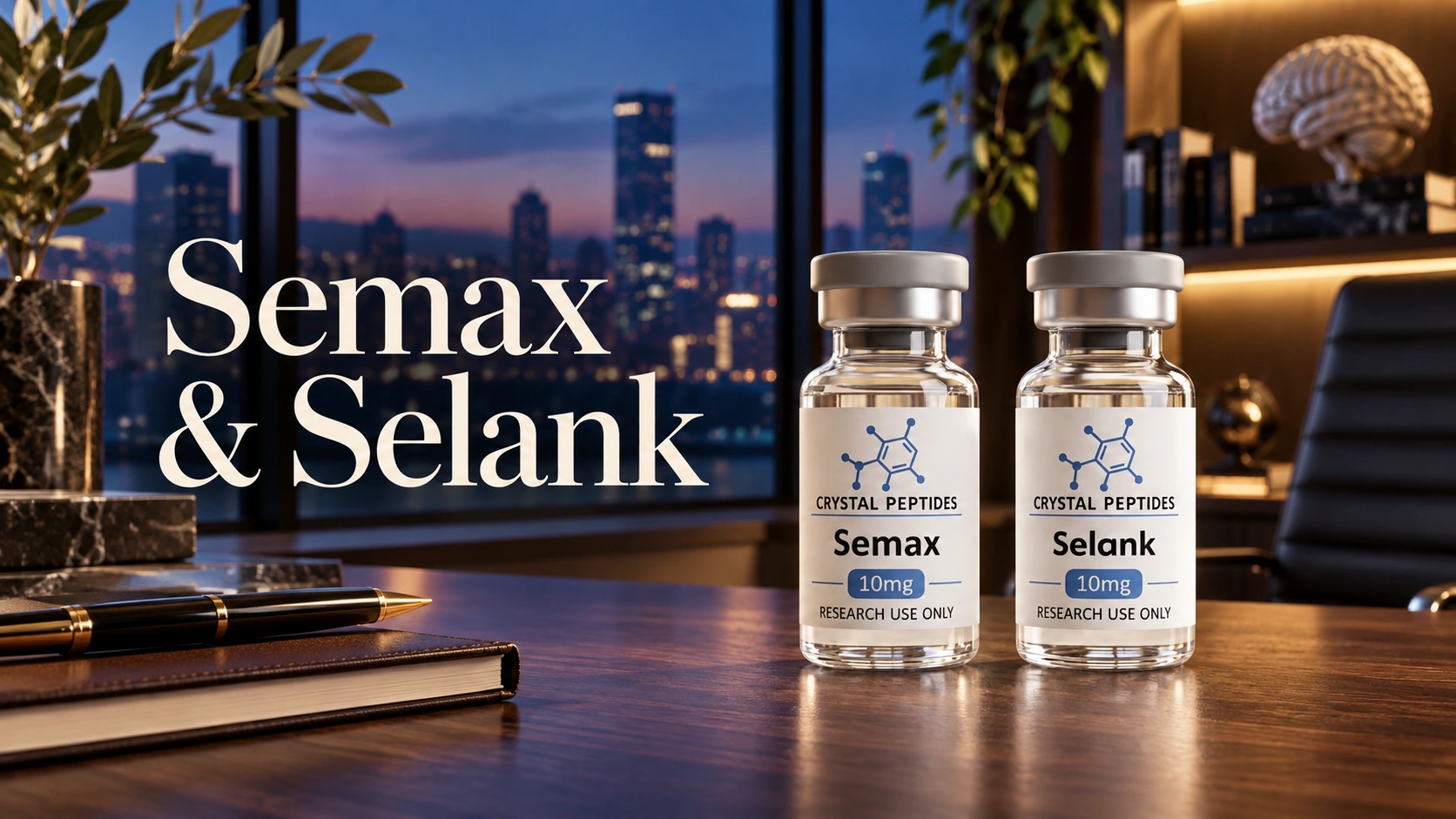 Semax a Selank: výzkum kognitivních peptidů