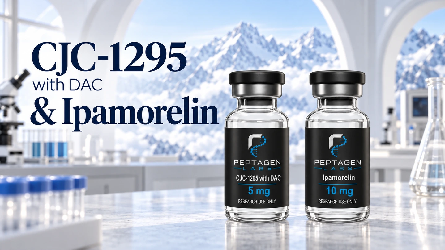 CJC-1295 a Ipamorelin: výzkum sekretagog růstového hormonu