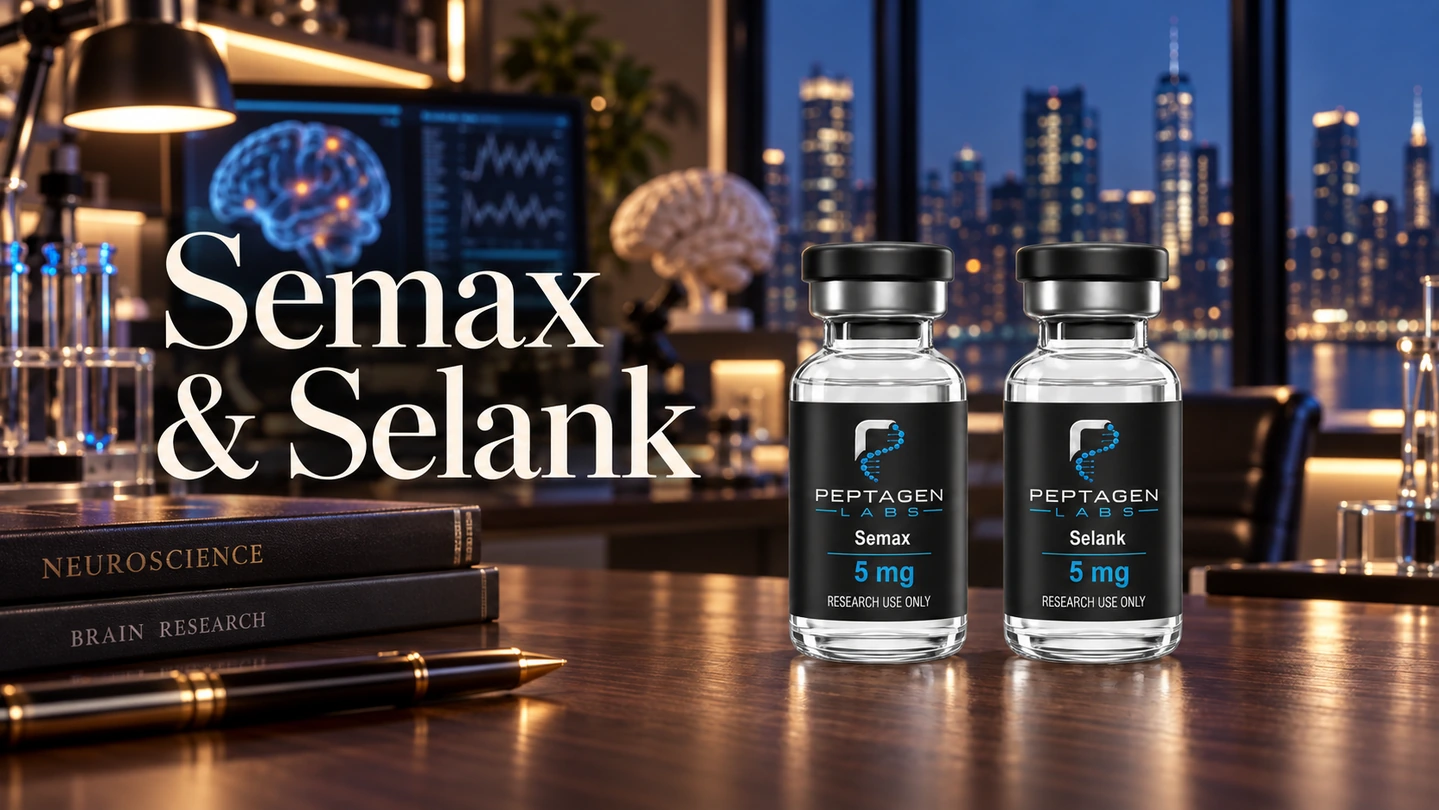 Semax a Selank: výzkum kognitivních peptidů